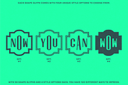 3 Letter Monogram Maker - PS Khlasik, a Sans Serif Font by Para-Scope Design (Thumbnail 7 of 8)