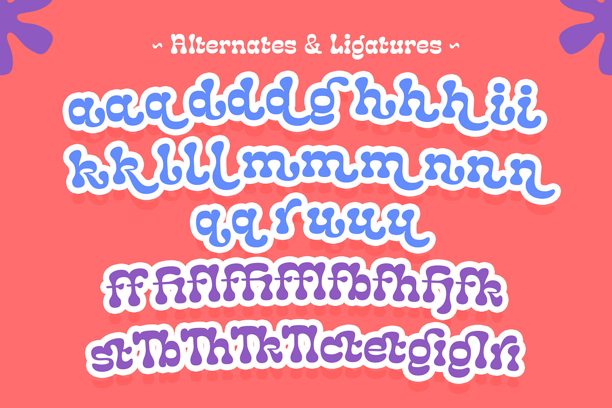 Sugar Flush – Reverse Contrast, a Sans Serif Font by Almarkhatype (Photo 10 of 11)