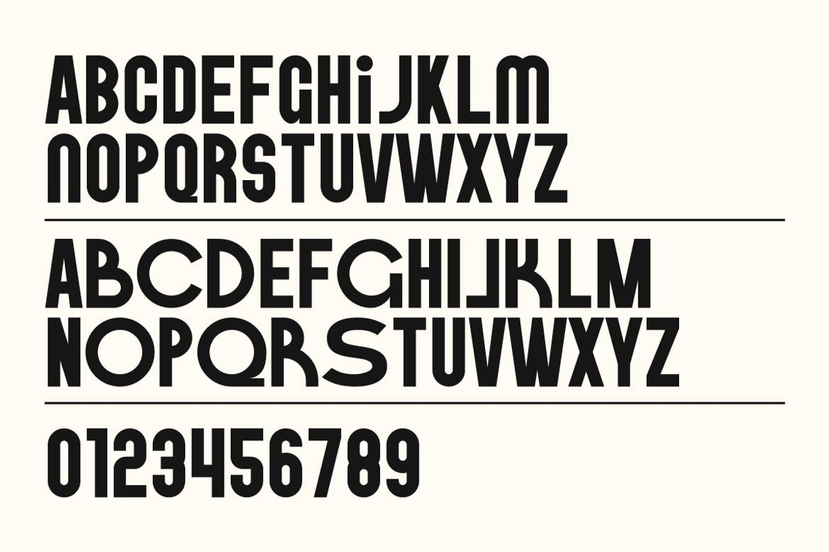 Quory – Retro Condensed Sans Serif, a Sans Serif Font by Artiveko (Photo 2 of 8)
