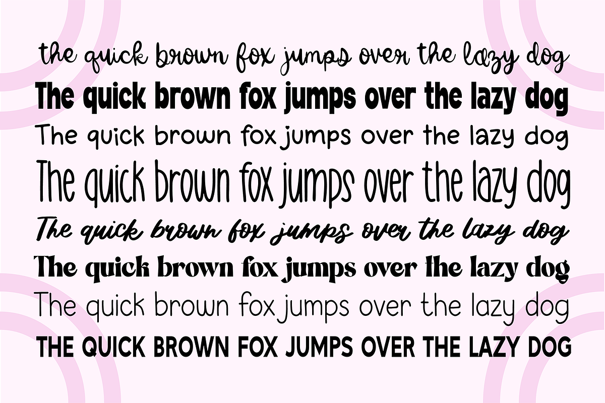 SUPER CUTE Font Mix - 16 Fonts Bundl, a Handwritten Font by Blush Font Co. (Photo 3 of 3)