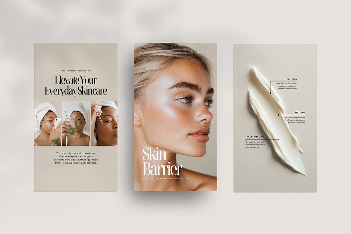300 Skincare Instagram Templates, a Social Media Template by COCO Designs (Photo 14 of 19)