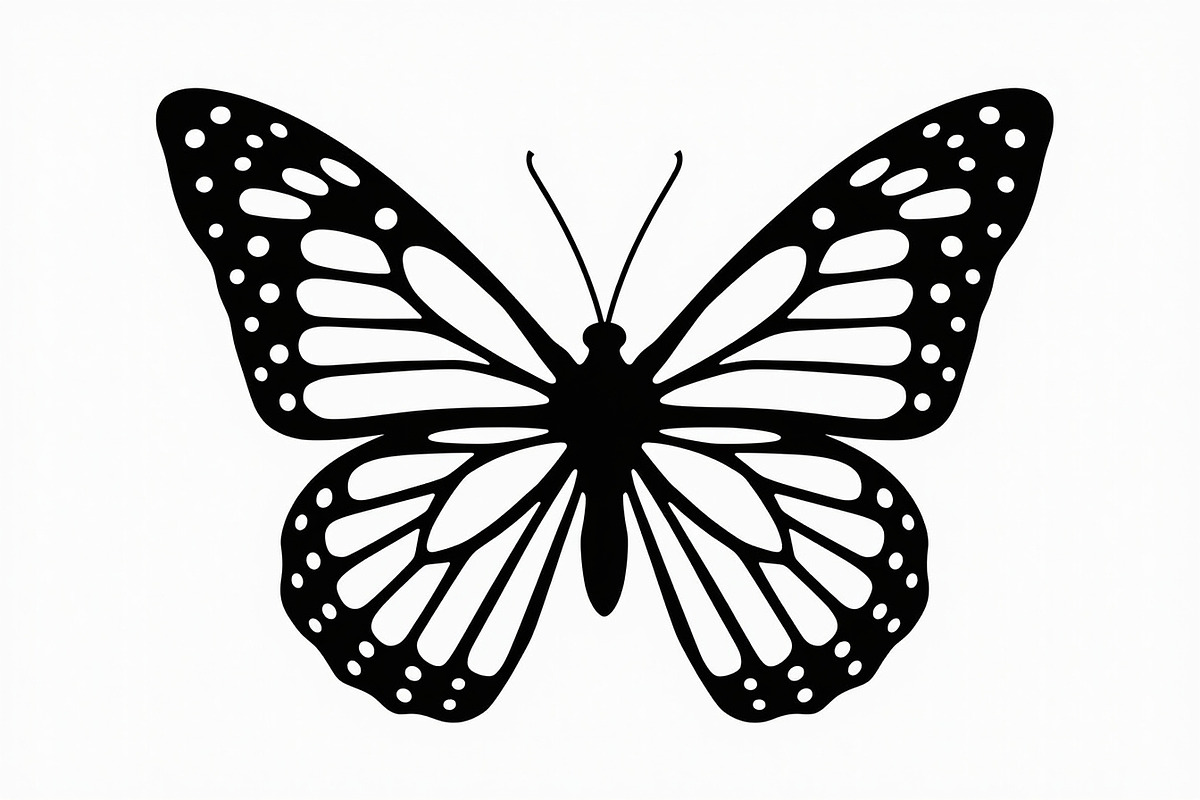 butterfly laser cut design, an Illustration by Creativeshirt (Photo 12 of 13)