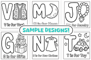 Eid Mubarak ABC Coloring Book, an Education Illustration by Craftsbeefy (Thumbnail 2 of 4)