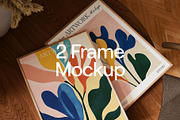 Close-up Frame Mockup Bundle DIN A, a Household Mockup by Ombra Studio (Thumbnail 11 of 11)