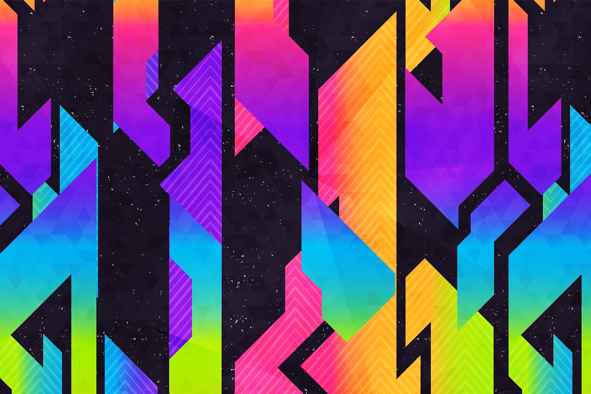 Vibrant seamless pattern pack, a Pattern Graphic by Gudiny (Photo 9 of 12)