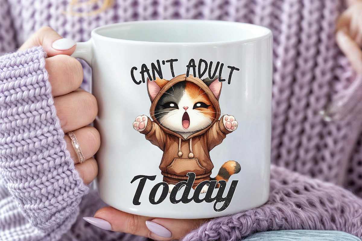 Funny Cat Sarcastic Sassy PNG, an Illustration by SinaCreation (Photo 17 of 20)