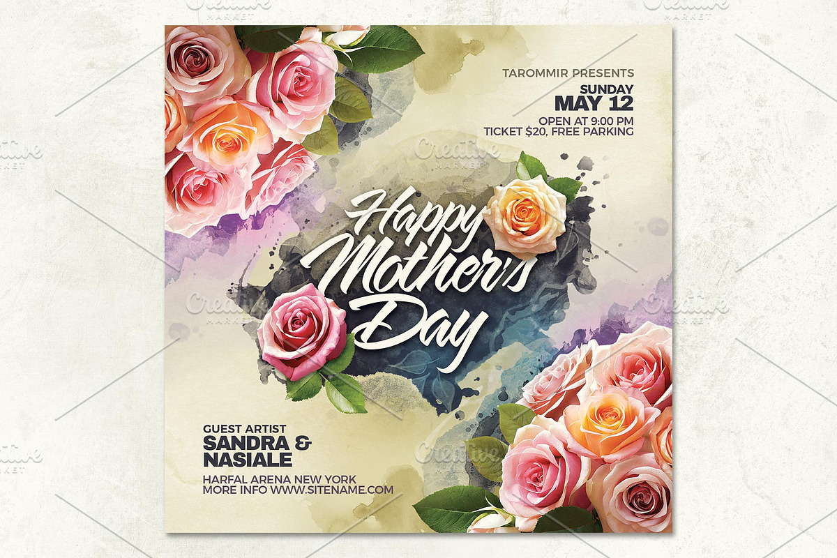 Mothers Day Flyer, a Flyer Template by Tarommir (Photo 2 of 4)