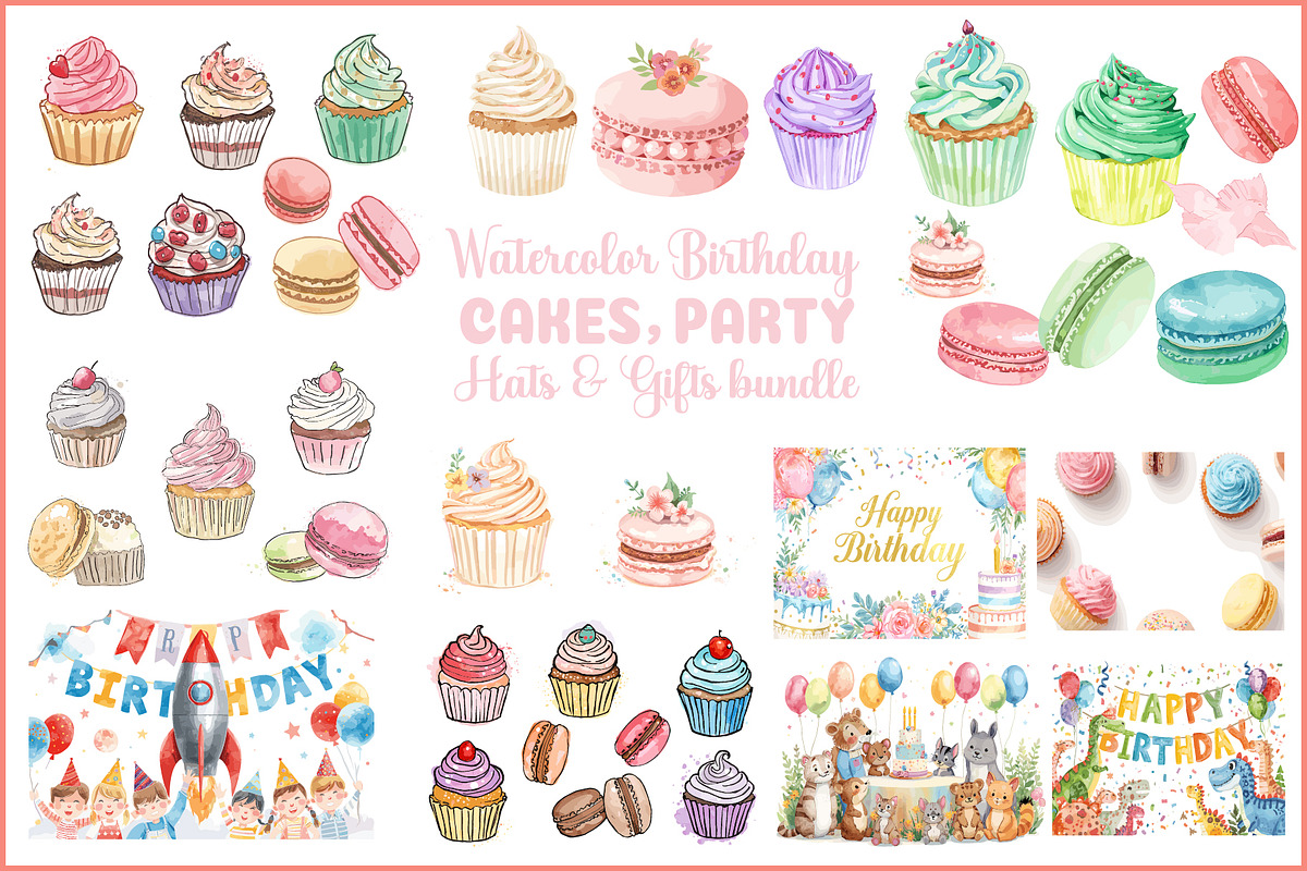 Party birthday Party  Bundle, a Graphic by Gaye Art (Photo 1 of 17)
