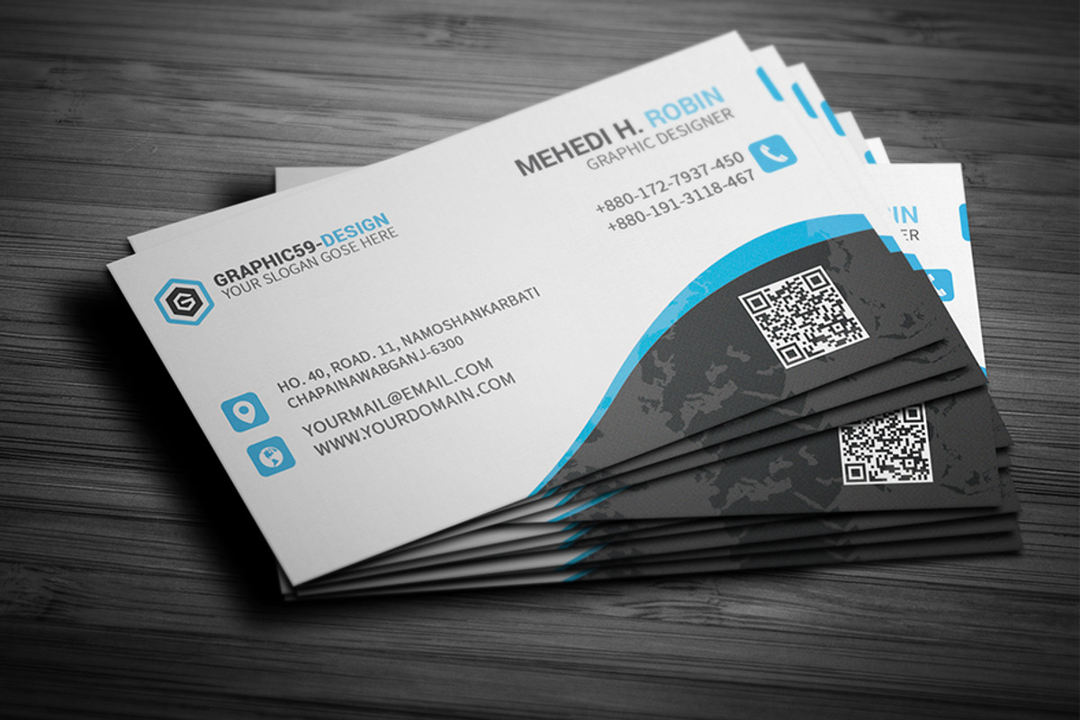 Creative Business Card Design vol-01, a Business Card Template by graphica59 (Photo 1 of 7)