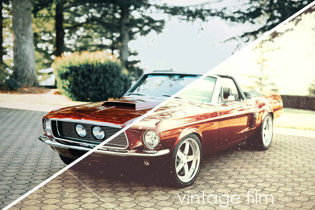 Vintage Look Photoshop Actions Pack, an Action Add-On by Voleshads (Photo 2 of 15)