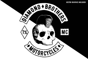 Biker Diamond Typeface