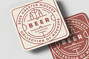 Beer Coaster Mock-up, an Advertising Mockup by zippypixelstudio (Thumbnail 4 of 15)