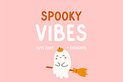 Spooky Vibes | Cute font, a Font by JuliaVolkova (Thumbnail 1 of 10)