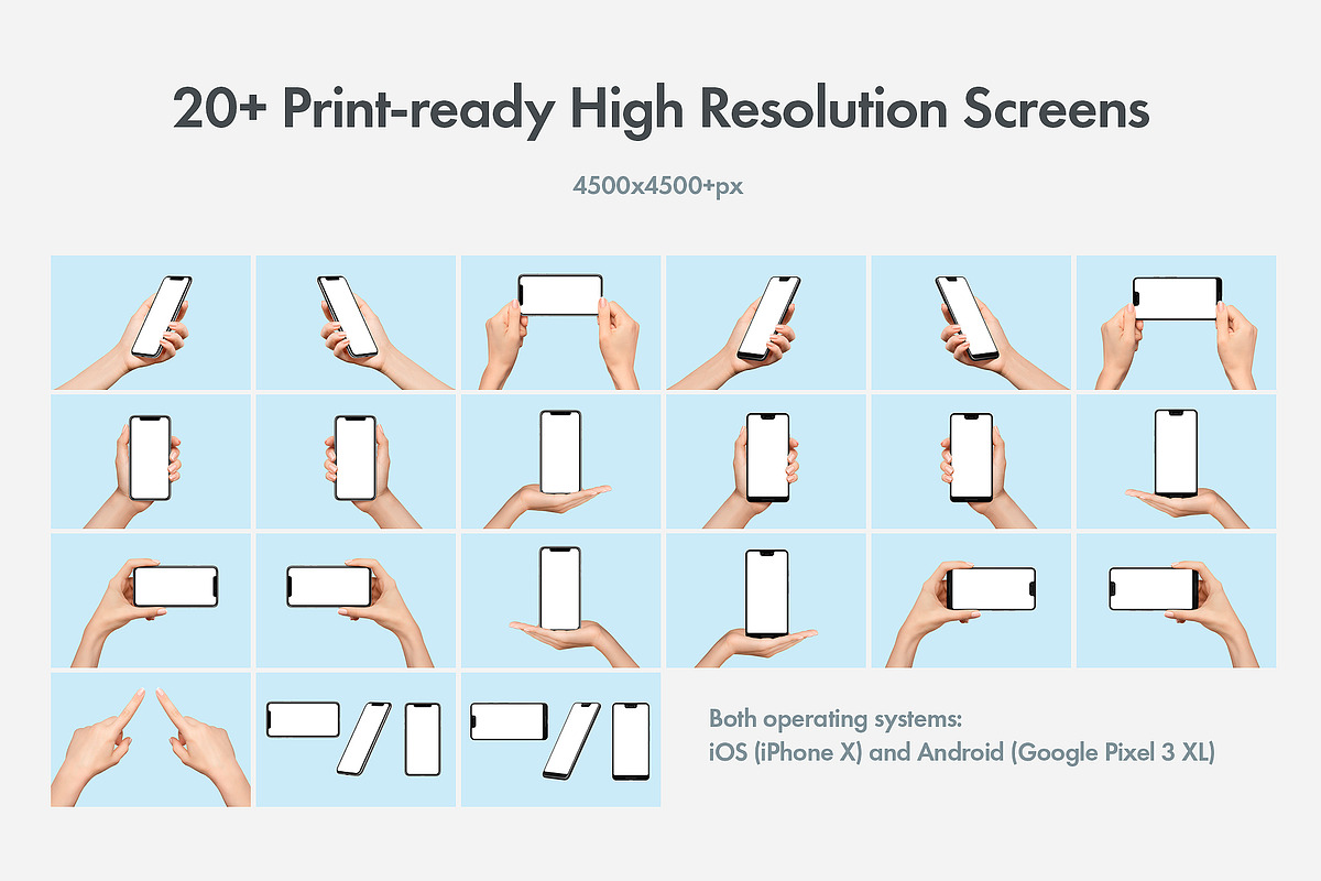 Perfect Hands Mockups, an iPhone Mockup by Likeapples (Photo 7 of 7)