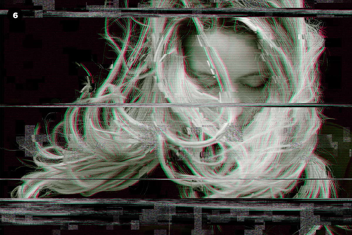 VHS Glitch Effects, an Action Add-On by Designdell (Photo 7 of 11)