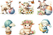 Cute Sheep Sublimation, an Illustration by DreamArtGraphic (Thumbnail 2 of 4)