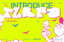 Tlafo Font | Unique Display Typeface