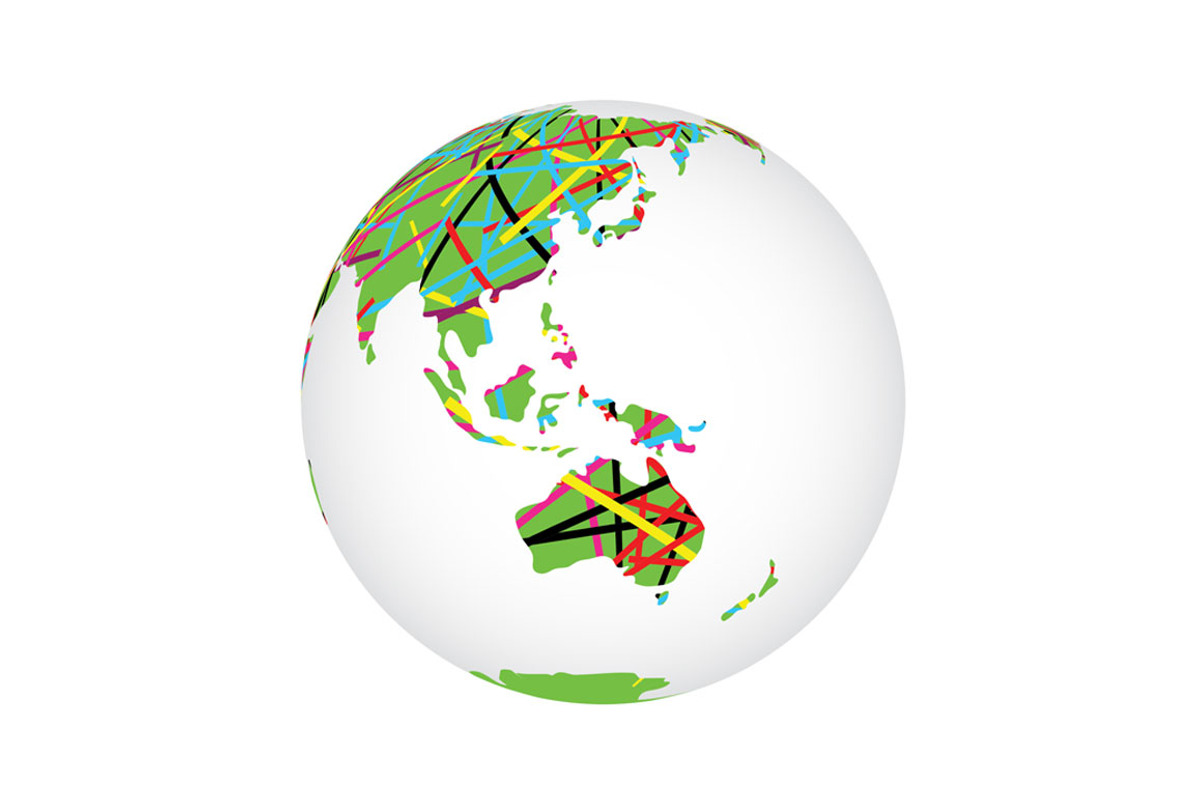 Globe in Stripes preview 4