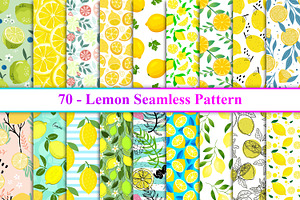 Lemon Seamless Pattern, a Pattern Graphic by Digital Studio