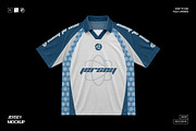 Sports Jersey Mockup, a Shirt Mockup by Design Squad (Thumbnail 1 of 4)