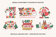 Magical Season - Christmas Font, a Handwritten Font by Keithzo (Thumbnail 9 of 9)
