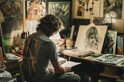 85 Artists in studio, an Arts & Entertainment Photo by Handmadefont (Thumbnail 71 of 88)