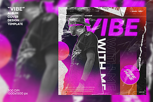 "Vibe" Album Cover Design Template
