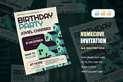 Homecove Birthday Invitation, an Invitation Template by AQR Studio (Thumbnail 1 of 2)