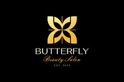 Letter X Butterfly Logo, a Branding & Logo Template by Buqancreative (Thumbnail 1 of 5)