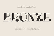 Bronze font, a Serif Font by kaer_shop (Thumbnail 9 of 9)