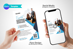 Essential Leadership Skills Flyer, a Flyer Template by antyalias store