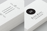 Minimal Photography Business Card, a Business Card Template by GraphicPick (Thumbnail 3 of 5)