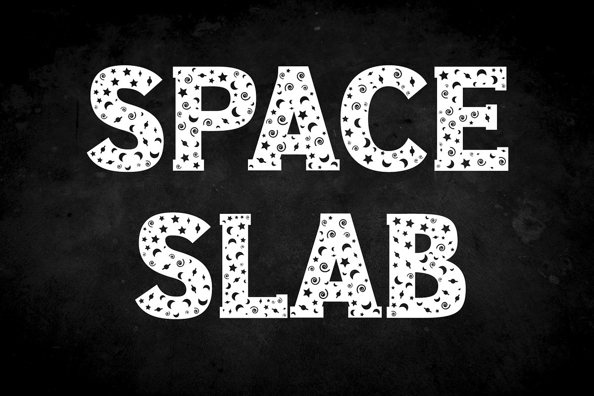Space Slab Font, a Slab Serif Font by vladocar (Photo 4 of 11)