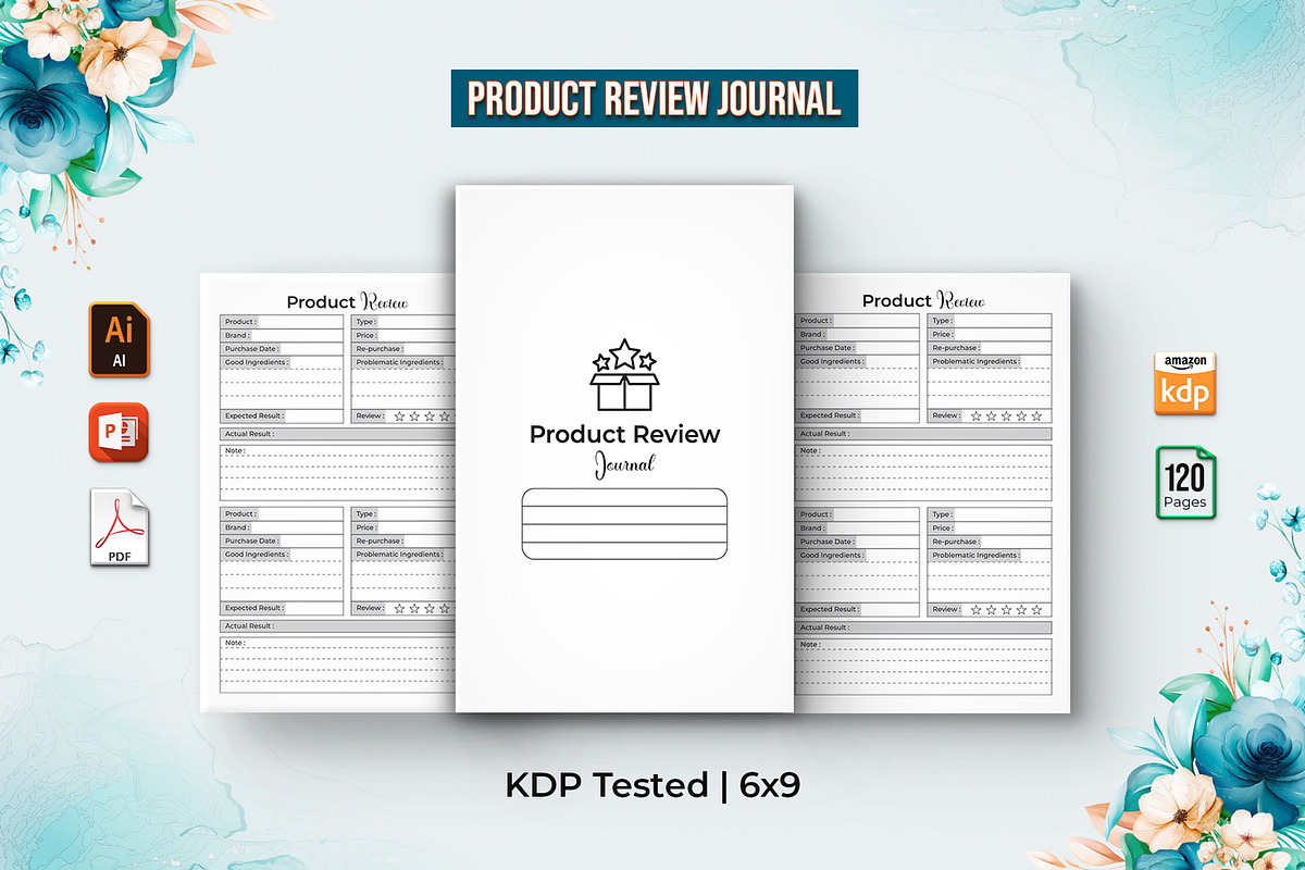Editable Product Review Journal, a Templates & Theme by Mondols Graphic (Photo 1 of 2)