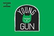 YOUNG GUN — A Wonky Headline Font, a Font by Millieangelo (Thumbnail 8 of 11)