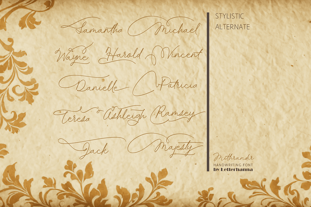 Mithrandir Font, a Handwritten Font by Letterhanna Studio (Photo 11 of 21)
