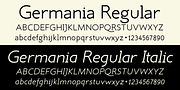 Germania, a Sans Serif Font by Wiescher-Design (Thumbnail 4 of 7)
