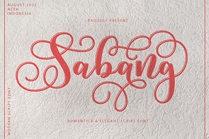 Sabang Script