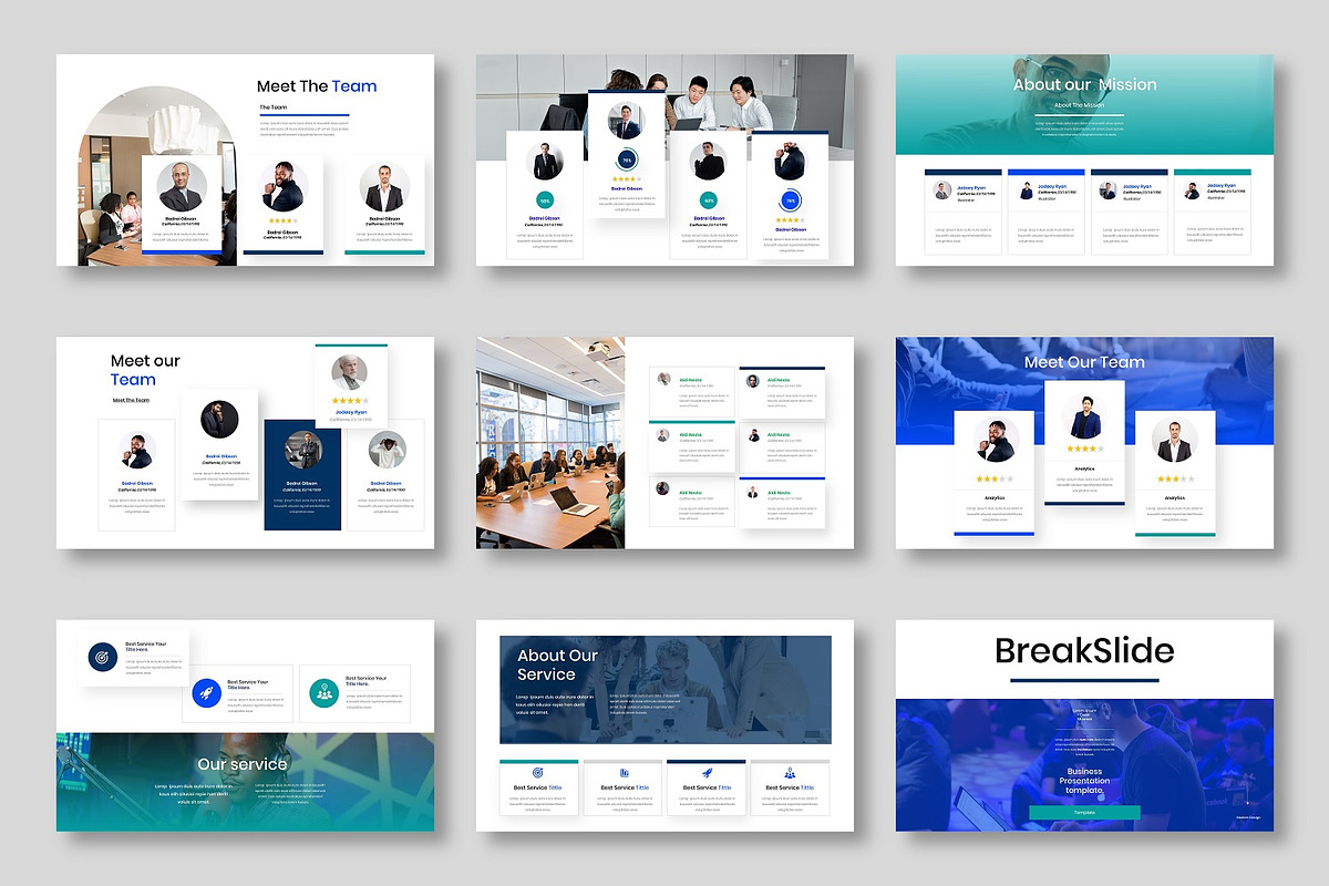 Fashon - Business Google Slide Templ, a Presentation Template by Dens Creative Studio (Photo 3 of 6)
