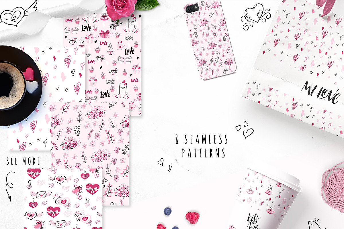 Sweet Valentine's Day Collection, an Object Graphic by catary art (Photo 3 of 9)