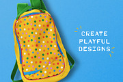 Abstract Kid Pattern Set, a Pattern Graphic by Dedraw Studio (Thumbnail 10 of 12)