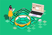 Isometric Web Concepts, a Templates & Theme by alexdndz (Thumbnail 10 of 21)