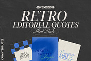 RetroEditorialQuotes–Canva Templates, a Graphic by HCCH DESIGN (Thumbnail 1 of 3)