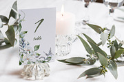 White flowers greenery watercolor, an Illustration by Kate Lanbina (Thumbnail 6 of 16)