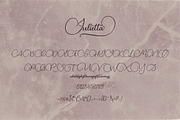 Julietta Script Font, a Script Font by Deeezy (Thumbnail 5 of 8)