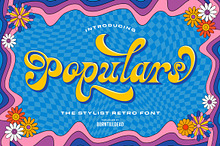 Populars - Stylist Retro Font