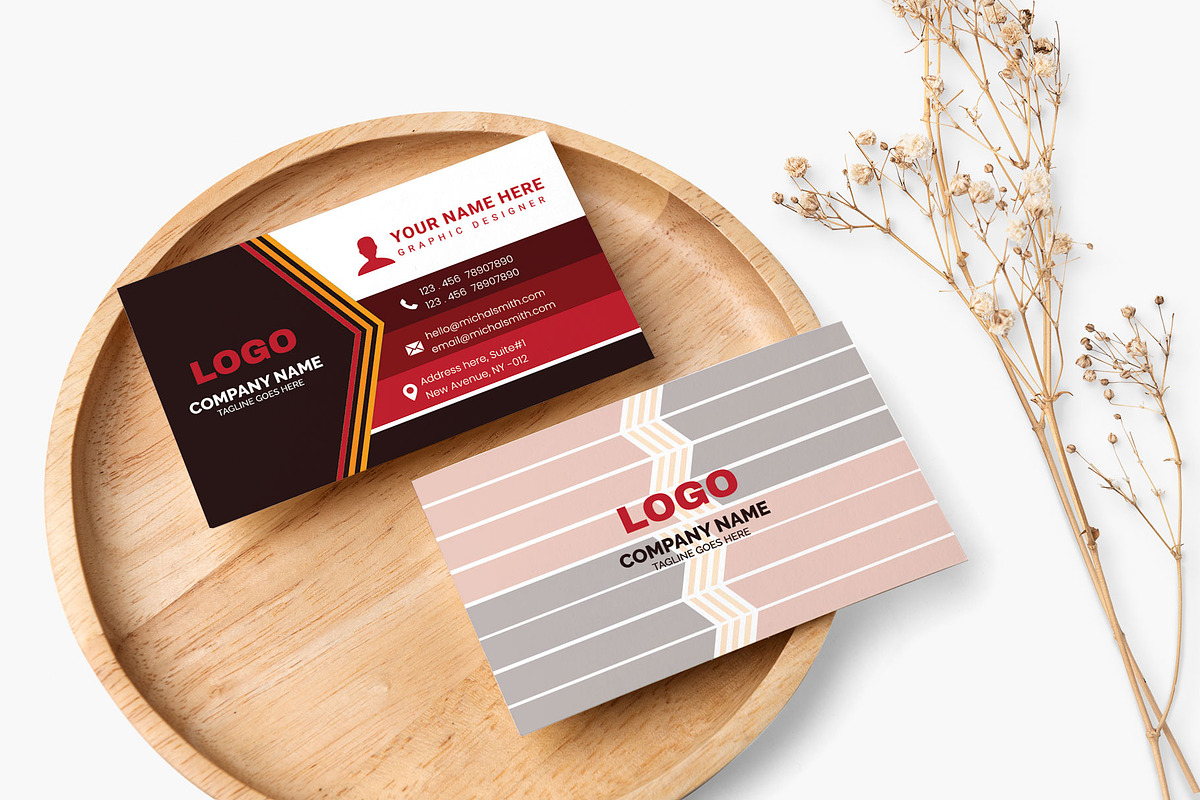 Creative Modern Business Card, a Business Card Template by Vitoria's Collection (Photo 2 of 3)