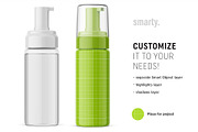 Foam bottle mockup / transparent, a Pens & Pencil Mockup by Smarty Mockups (Thumbnail 2 of 5)