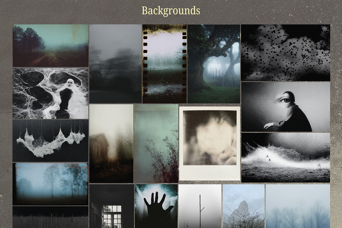 Lurid Echo. Eerie Collage Pack, an Object Graphic by Anastasiia VNSK (Photo 13 of 17)