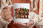 Leopard Gingerbread Girls PNG, a Seasonal Illustration by designcity5 (Thumbnail 4 of 4)